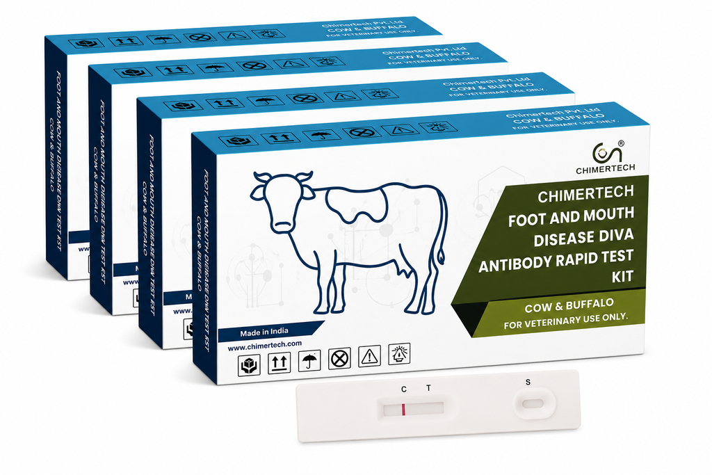 Bovine Foot and Mouth Disease DIVA Antibody Rapid Test Kit 20 Test