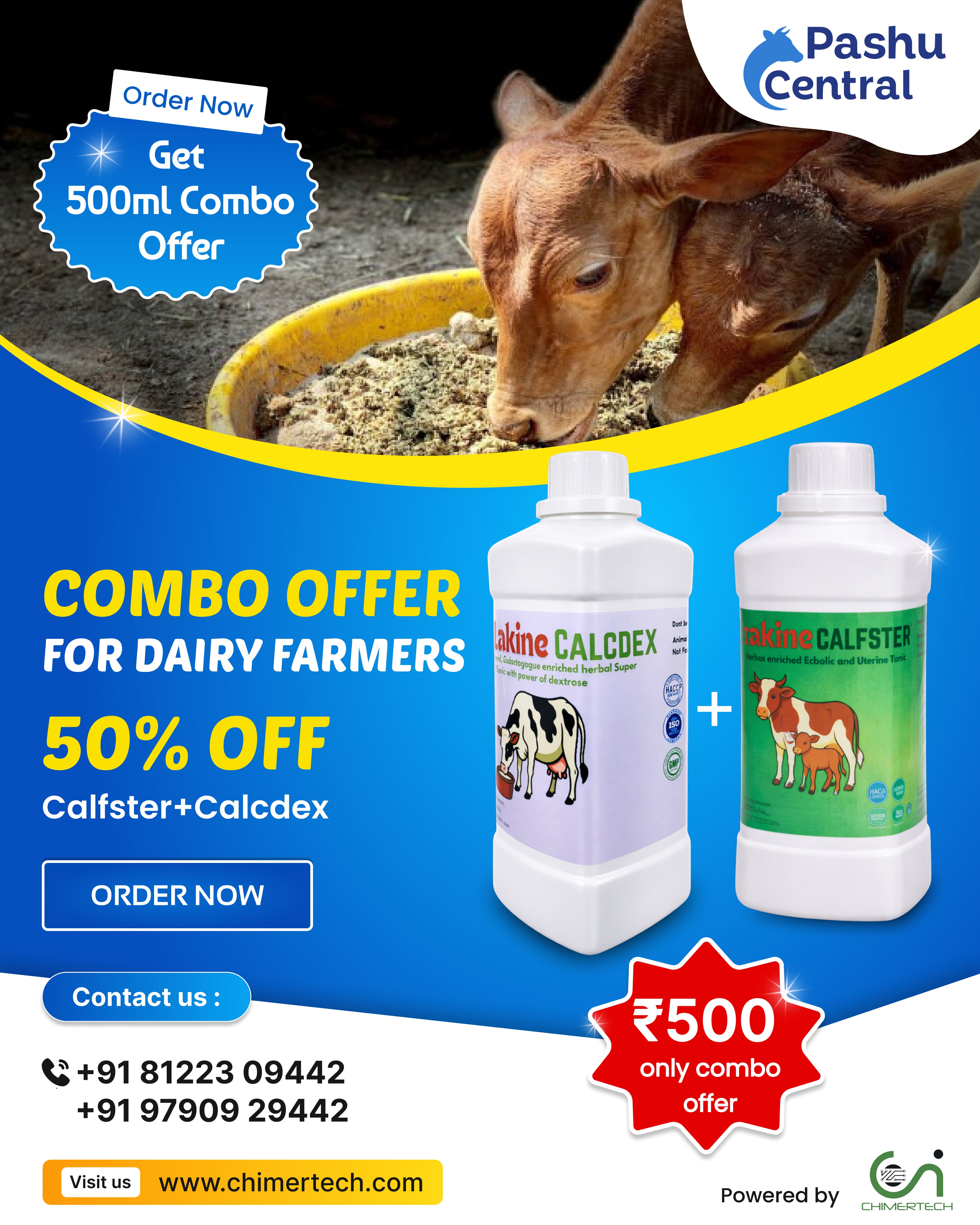 Nutrakine Calcdex & Nutrakine Calfster