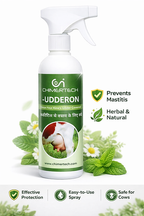 H-Udderon, Herbal Teat Spray for Mastitis prevention.