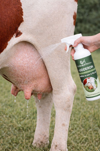 H-Udderon, Herbal Teat Spray for Mastitis prevention.
