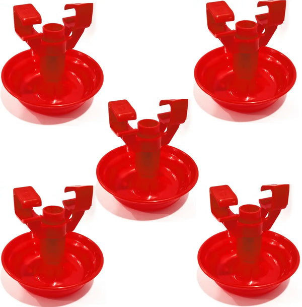 5 Pcs Automatic Chicken Float Cup Poultry Water Feeder